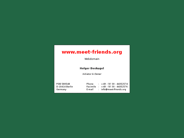 www.meet-friends.org