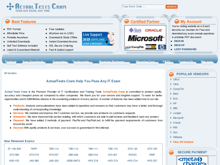 www.actualtestscram.org
