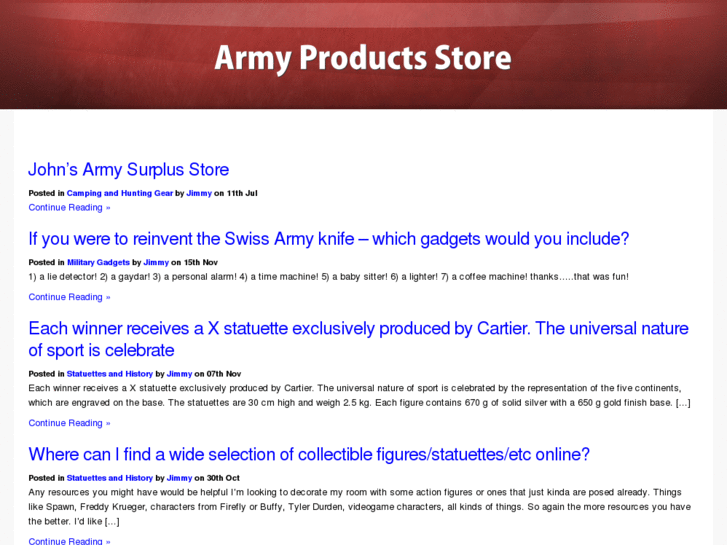 www.armyproductspronto.com