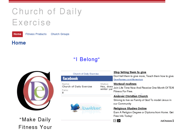 www.churchofdailyexercise.com