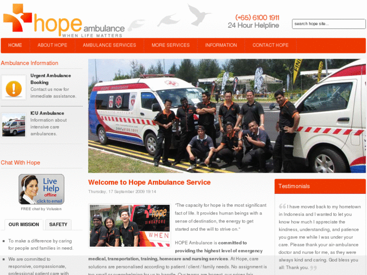 www.hopeambulance.com