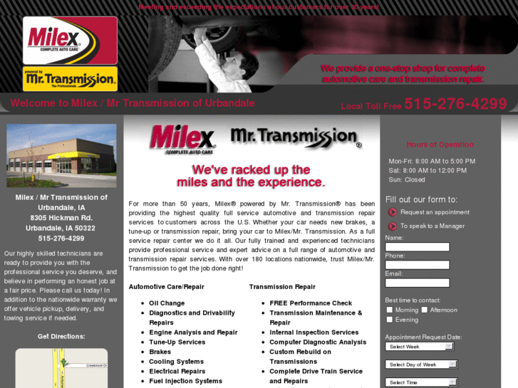 www.milexandmrtransmissionofurbandale.com