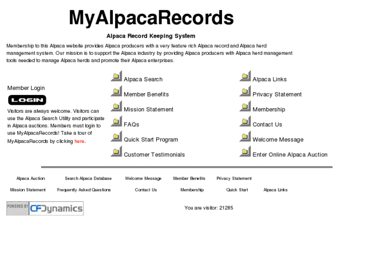 www.myalpacarecords.com