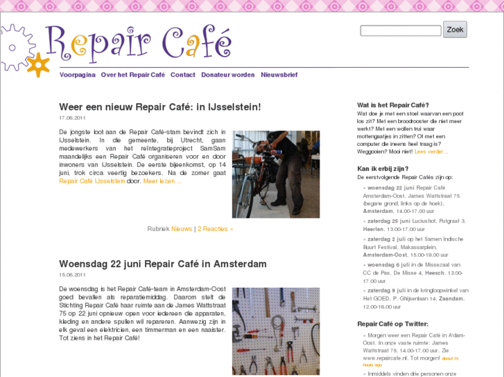 www.repaircafe.nl