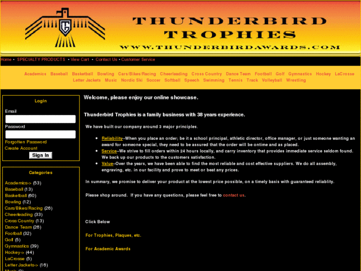 www.thunderbirdawards.com