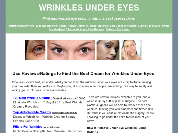 www.wrinklesundereyes.org