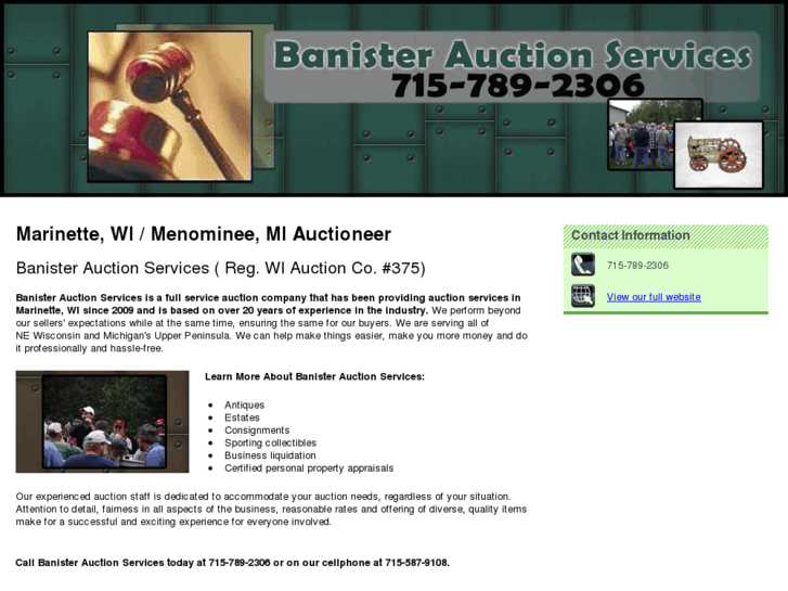 www.auctioneers-marinette-menominee.com