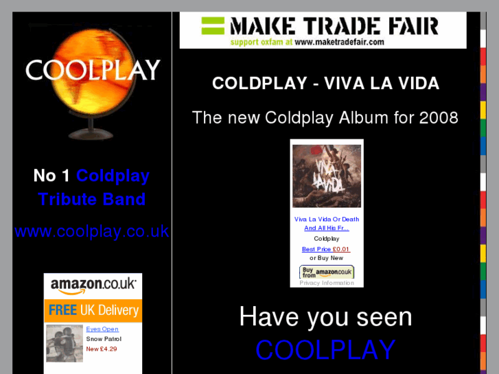 www.coldplayvivalavida.com