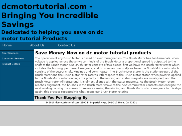 www.dcmotortutorial.com