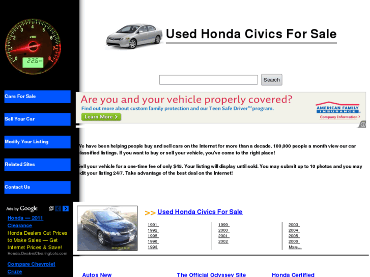 www.usedhondacivicforsale.com