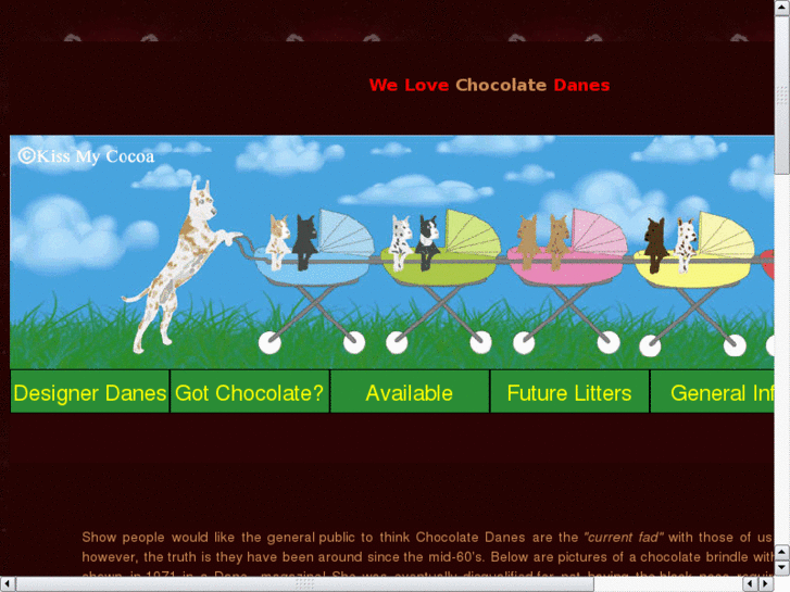 www.welovechocolatedanes.com