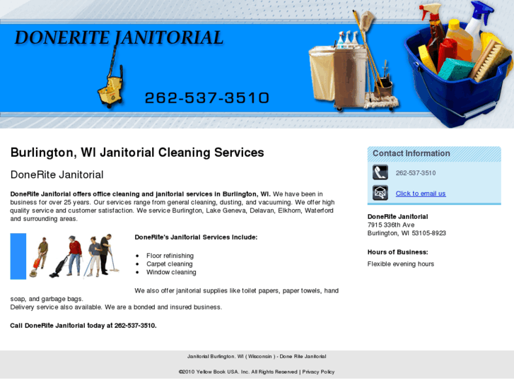 www.doneritejanitorial.com