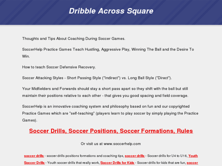 www.dribbleacrosssquare.com