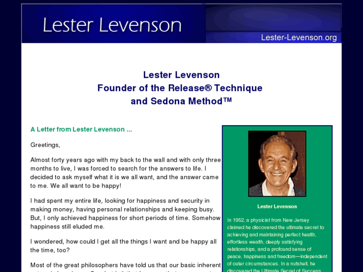 www.lester-levenson.org