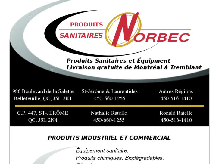 www.produitsnorbec.com