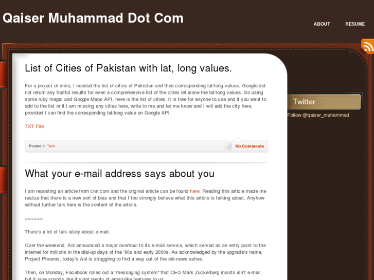 www.qaisermuhammad.com