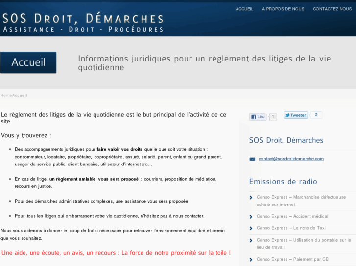 www.sosdroitdemarche.com