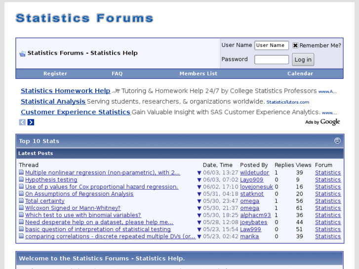 www.statisticsforums.com