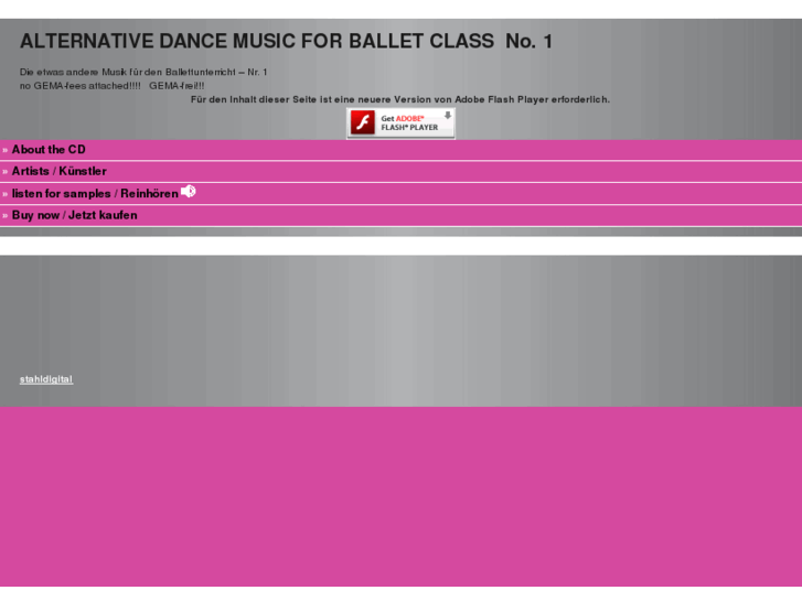 www.alternative-dance-music-for-ballet-class.com