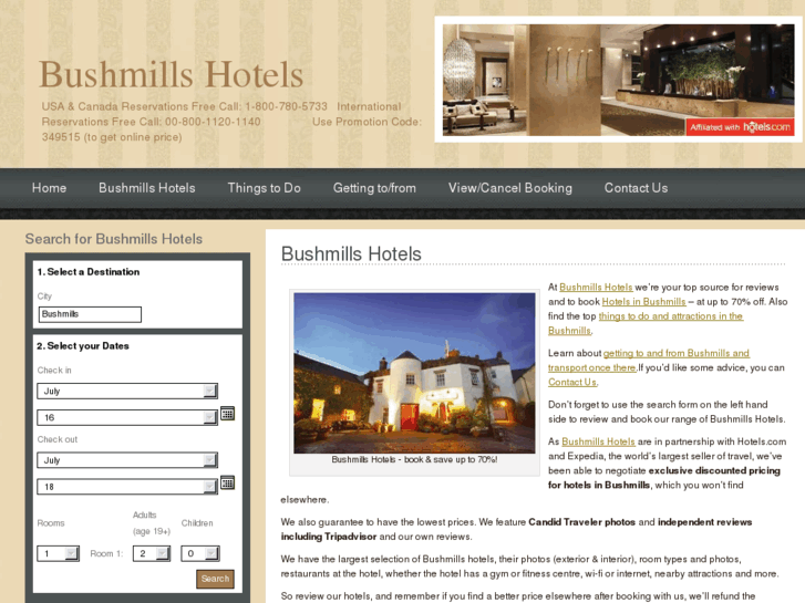 www.bushmillshotels.com