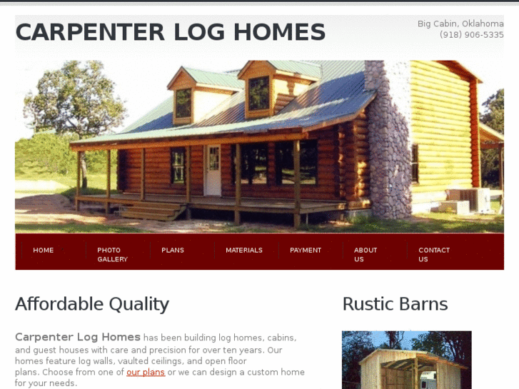 www.carpenterloghomes.com