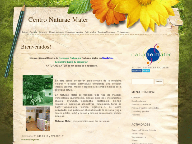 www.centronaturaemater.es