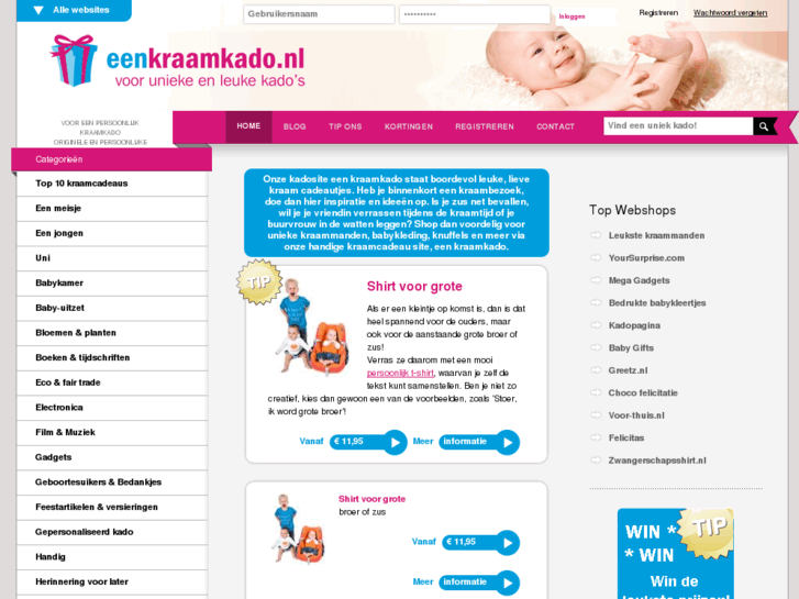 www.eenkraamkado.nl