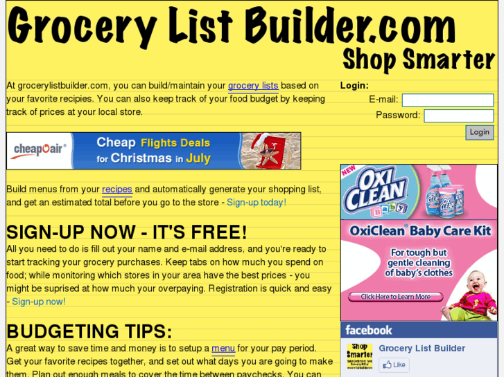 www.grocerylistbuilder.com