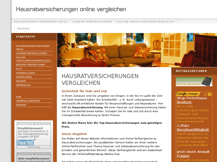 www.hausratversicherungen-online.com