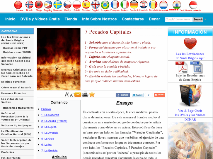 www.pecadoscapitales.info