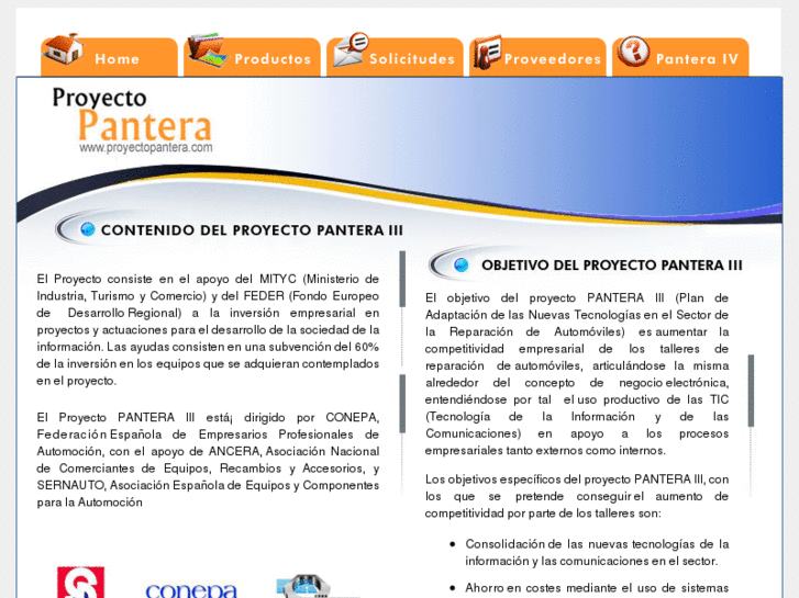 www.proyectopantera.com