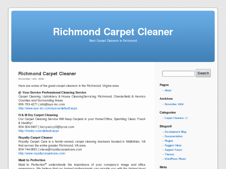 www.richmondcarpetcleaner.com