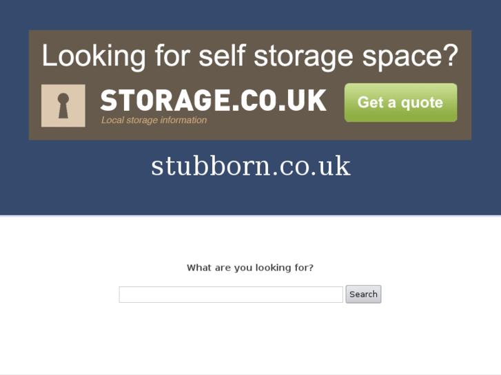www.stubborn.co.uk