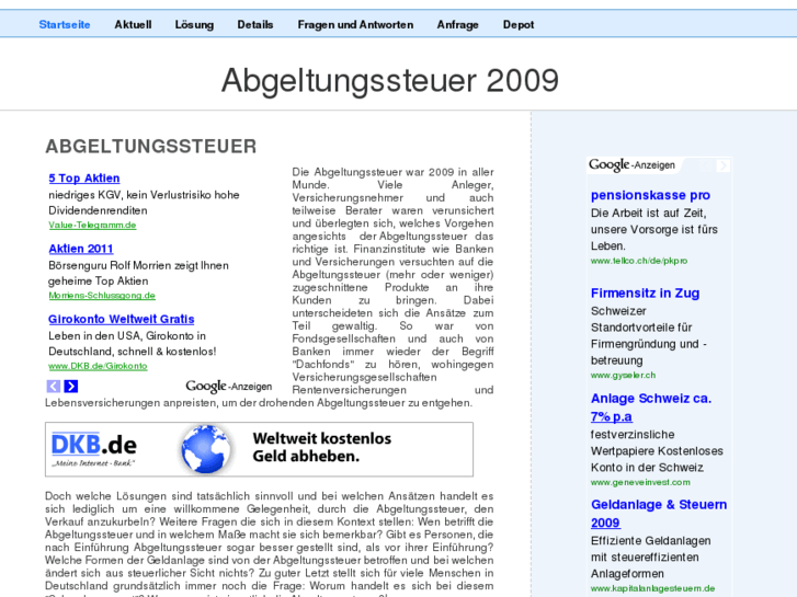 www.abgeltungssteuer-2009.de