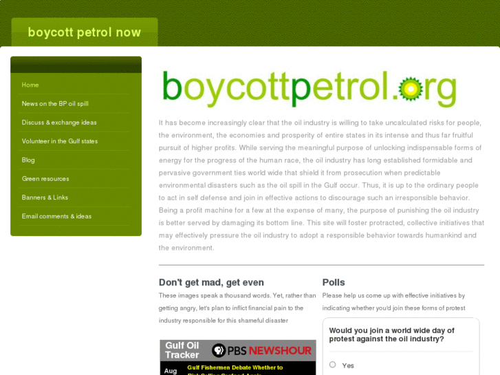 www.boycottpetrol.org