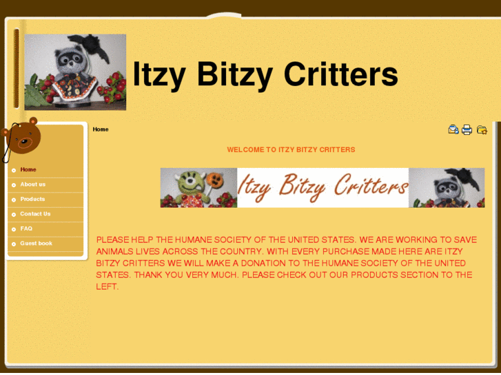 www.itzybitzycritters.com