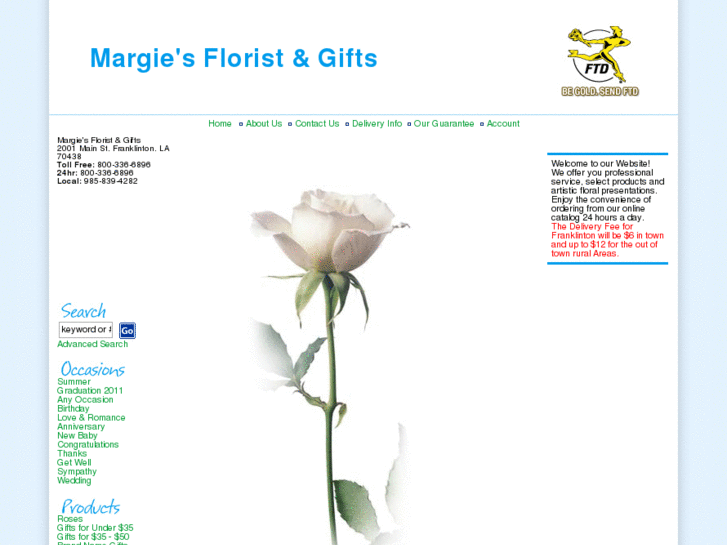 www.margiesfloristandgifts.com