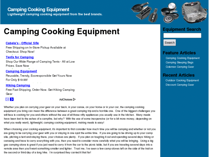 www.camping-cooking-equipment.com