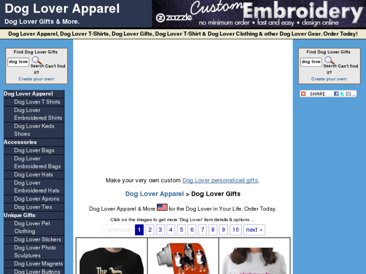 www.dogloverapparel.com