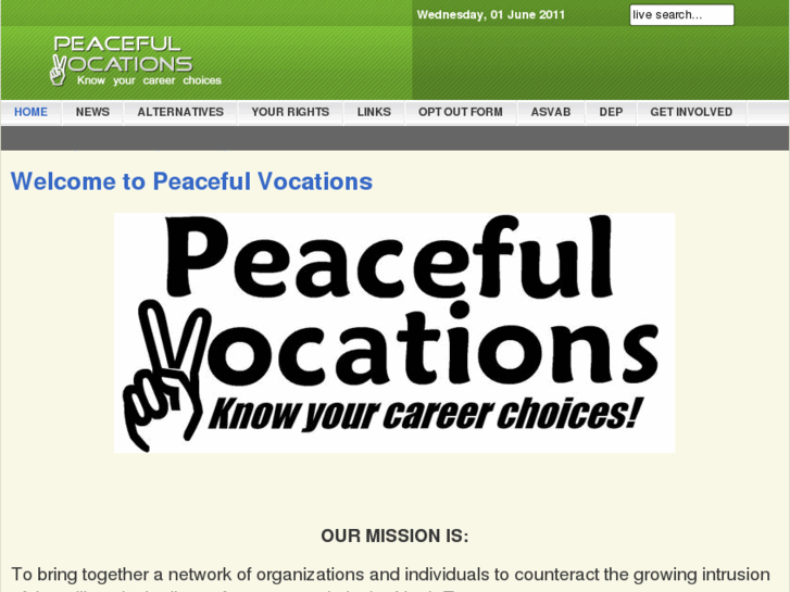 www.peacefulvocations.org