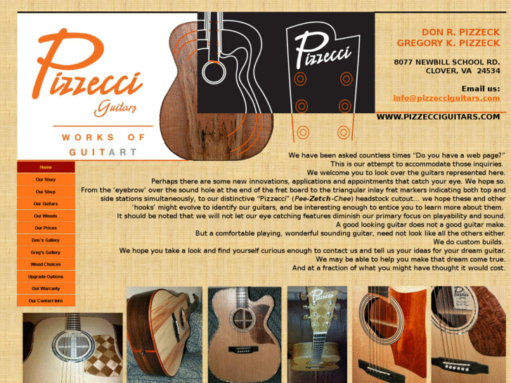 www.pizzecciguitars.com