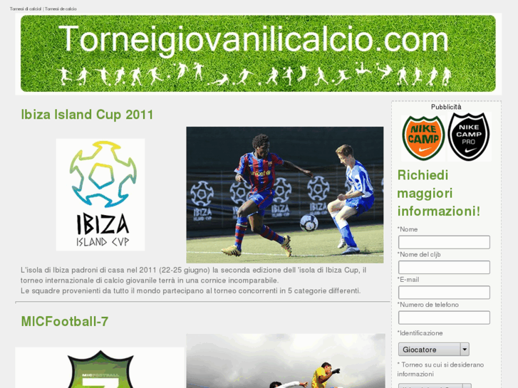 www.torneigiovanilicalcio.com