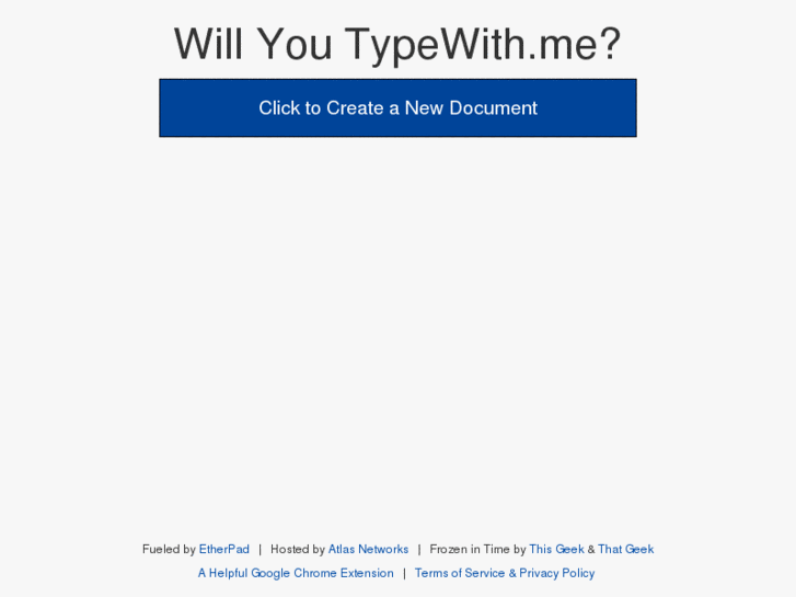 www.typewith.me