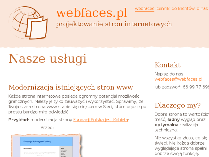 www.webfaces.pl