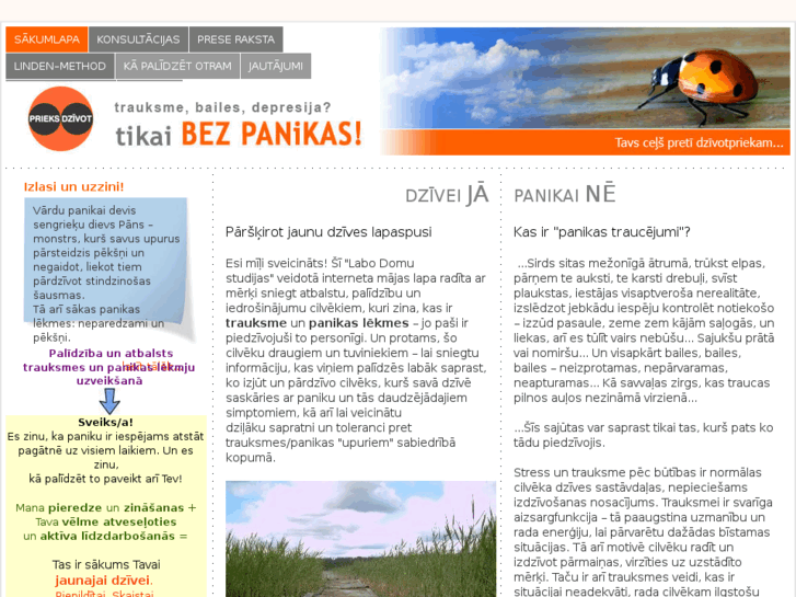 www.bezpanikas.lv