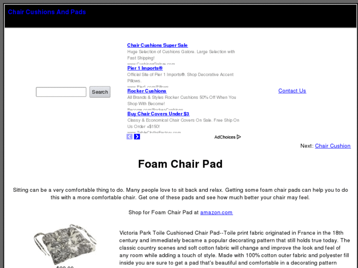 www.chaircushionsandpads.com