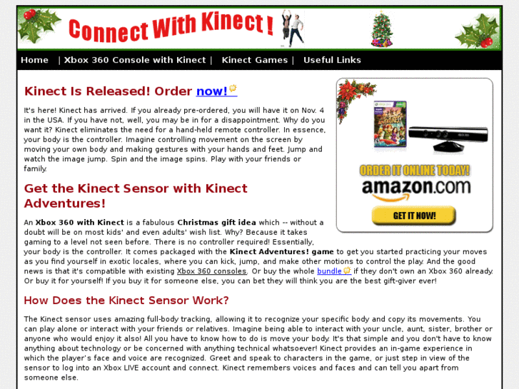 www.connecttokinect.com