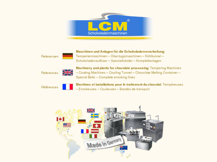 www.lcm-schokoladenmaschinen.com