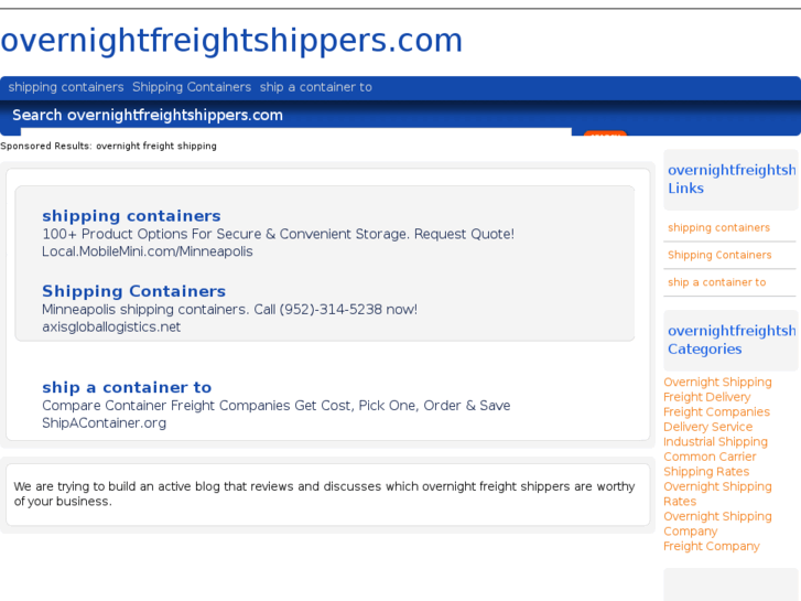 www.overnightfreightshippers.com