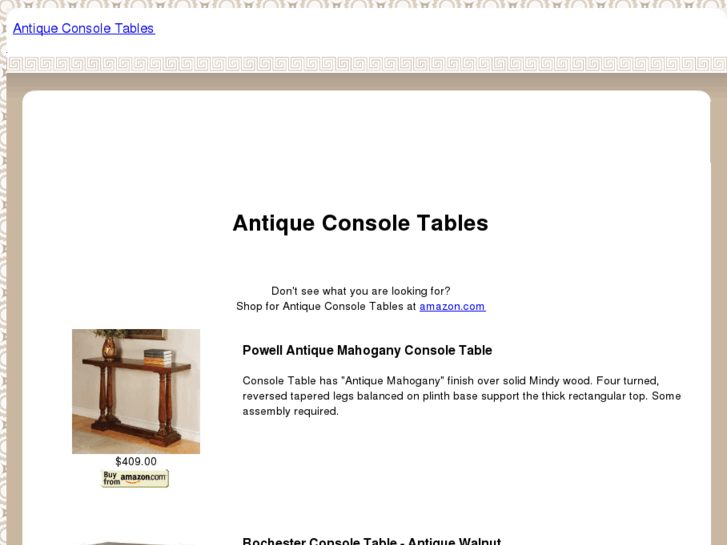 www.antiqueconsoletable.com